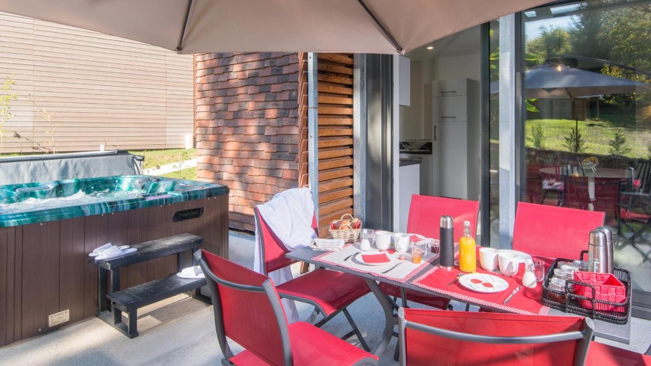 Plein Sud Avec Jacuzzi Privatif Et Parking Prive Apartment Sarlat-la-Caneda Bagian luar foto